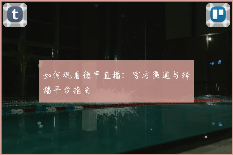 如何观看德甲直播：官方渠道与转播平台指南